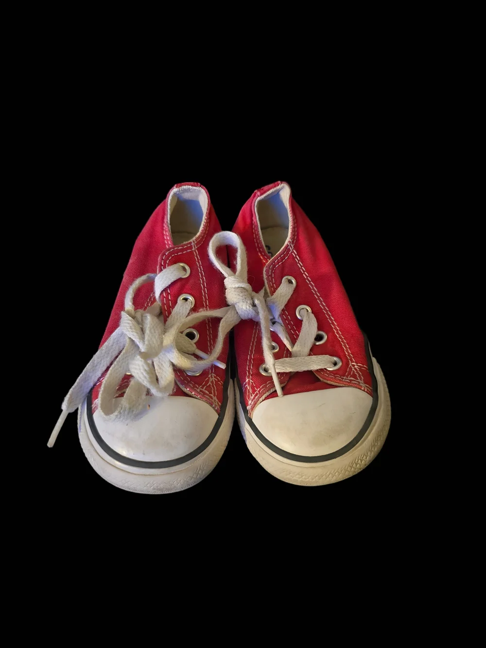 Toddler Converse Chuck Taylor All Star Red Canvas Low Top Lace-Up Sneakers  7
